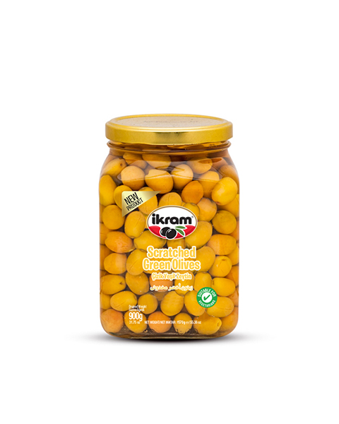 İKRAM YEŞİL ZEYTİN ÇİZİK 900 GR CAM
