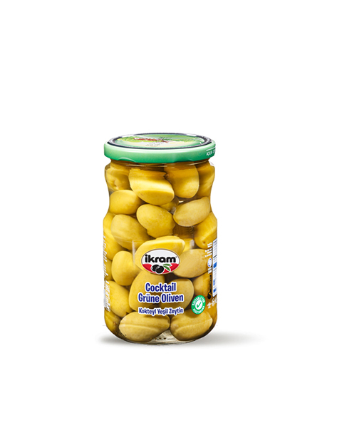 İKRAM YEŞİL ZEYTİN KOKTEYL 400 GR CAM