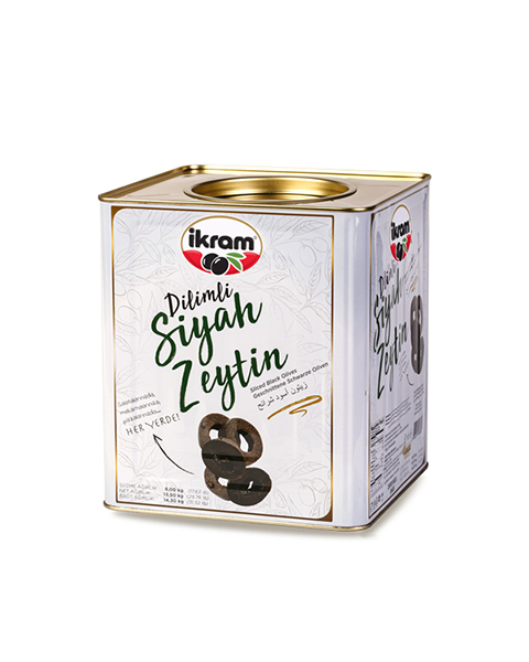 İKRAM SİYAH DİLİMLİ ZEYTİN 8 KG/TNK